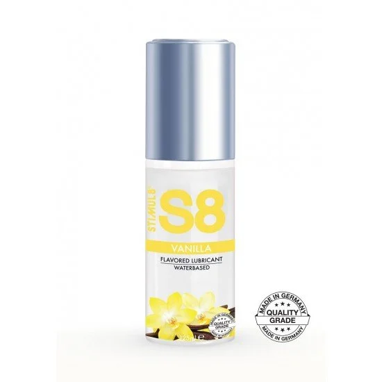 Vanilla S8 - овкусен лубрикант на водна основа 125ml Vanilla S8 - овкусен лубрикант на водна основа 125ml