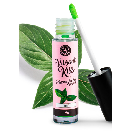 Вибриращ гланц за устни Vibrant Kiss - Мента Вибриращ гланц за устни Vibrant Kiss - Мента