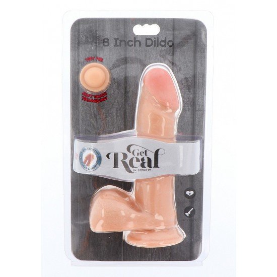 Дилдо 8" Get Real - киберкожа