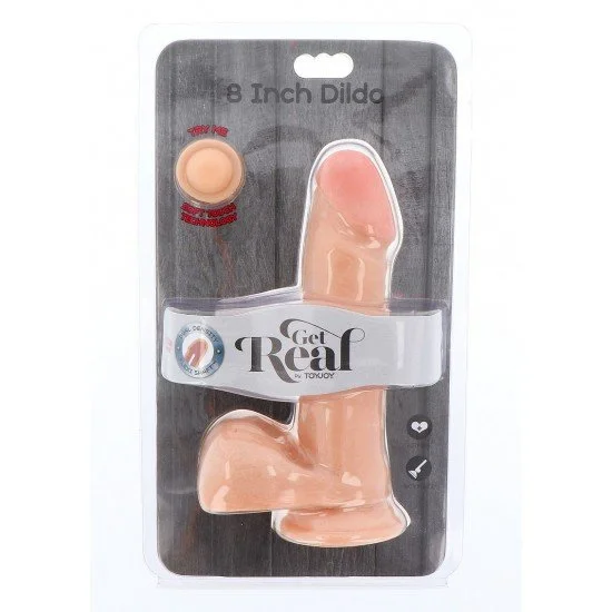 Дилдо 8" Get Real - киберкожа Дилдо 8" Get Real - киберкожа