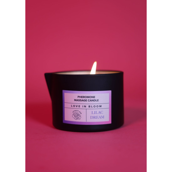 Феромонна масажна свещ LILAC DREAM - Привлечи него 150мл. Феромонна масажна свещ LILAC DREAM - Привлечи него 150мл.
