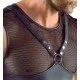 Тениска без ръкави с колани на гърдите S/M