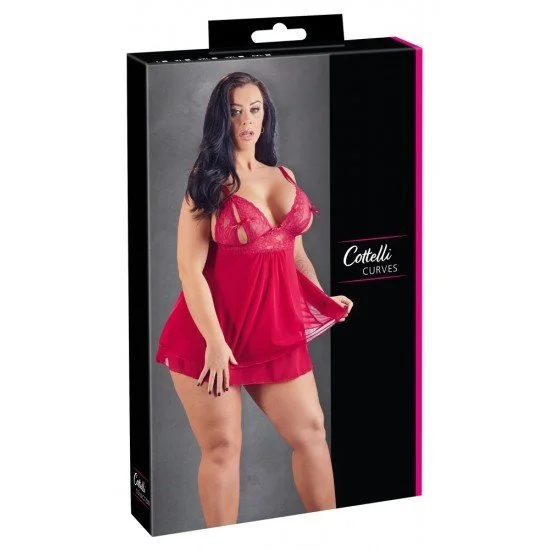 Червна камизола Cottelli 2XL