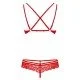 Obsessive Компллект 2части S/M червен Obsessive Компллект 2части S/M червен