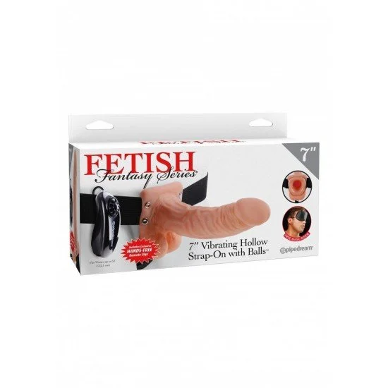 Колан с вибрирация Vibrating Strap-On 7"/ 18см Колан с вибрирация Vibrating Strap-On 7"/ 18см