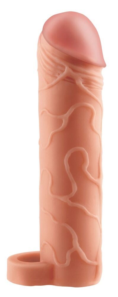 Удължител за пенис Fantasy Extensions 17,7 см с пръстен