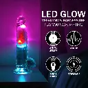 LED светещ прозрачен вибратор REALROCK 7"/18cm