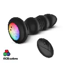 Анален вибратор Thrusting, LED RGB and Remote Control 