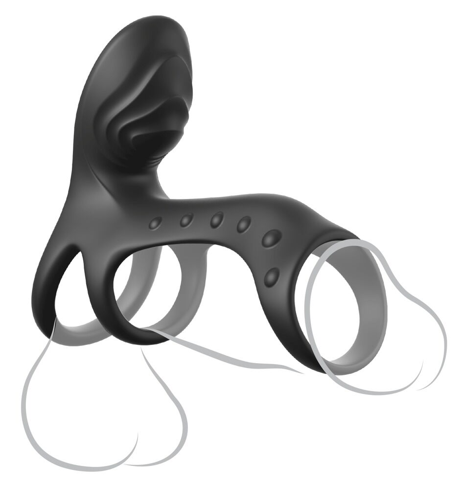 Двойно вибриращ пенис ринг Couples Cage Pro