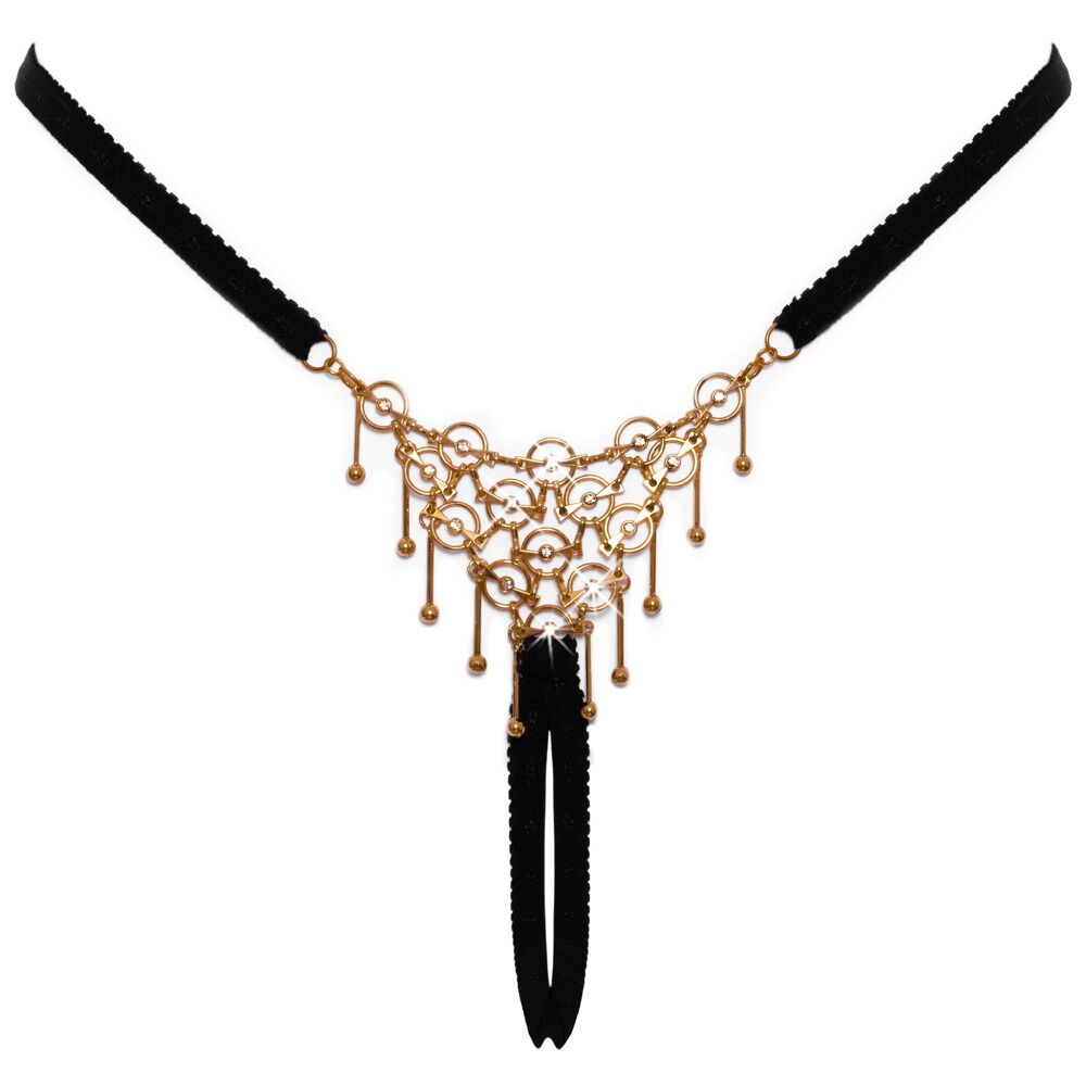 Прашки със златни висулки "Cottelli"