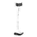 Нашийник с повод от истинска кожа BondagePlay