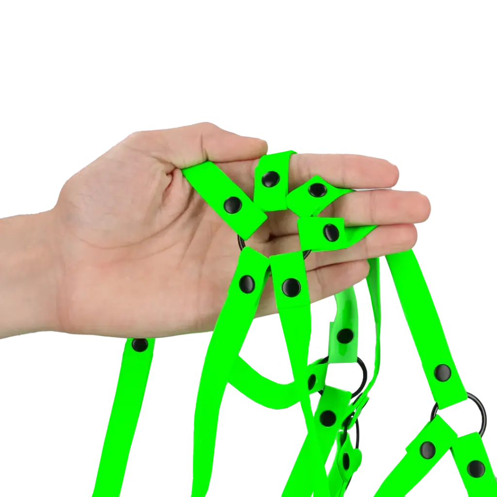 Харнес за цяло тяло светещ в тъмного Ouch! S-M