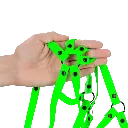 Харнес за цяло тяло светещ в тъмного Ouch! S-M