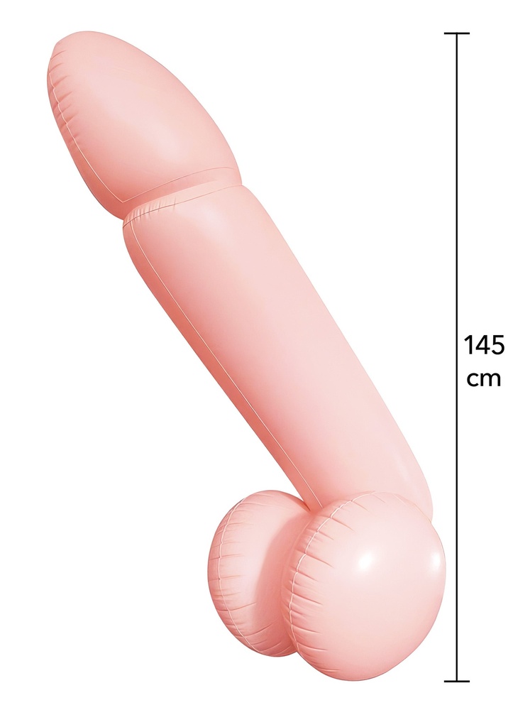 Надуваем пенис 140 см