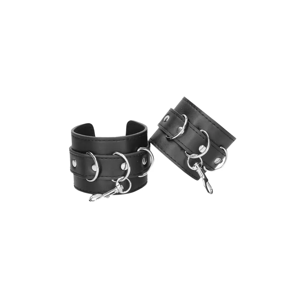 Кожени белезници за ръце и крака Black&White