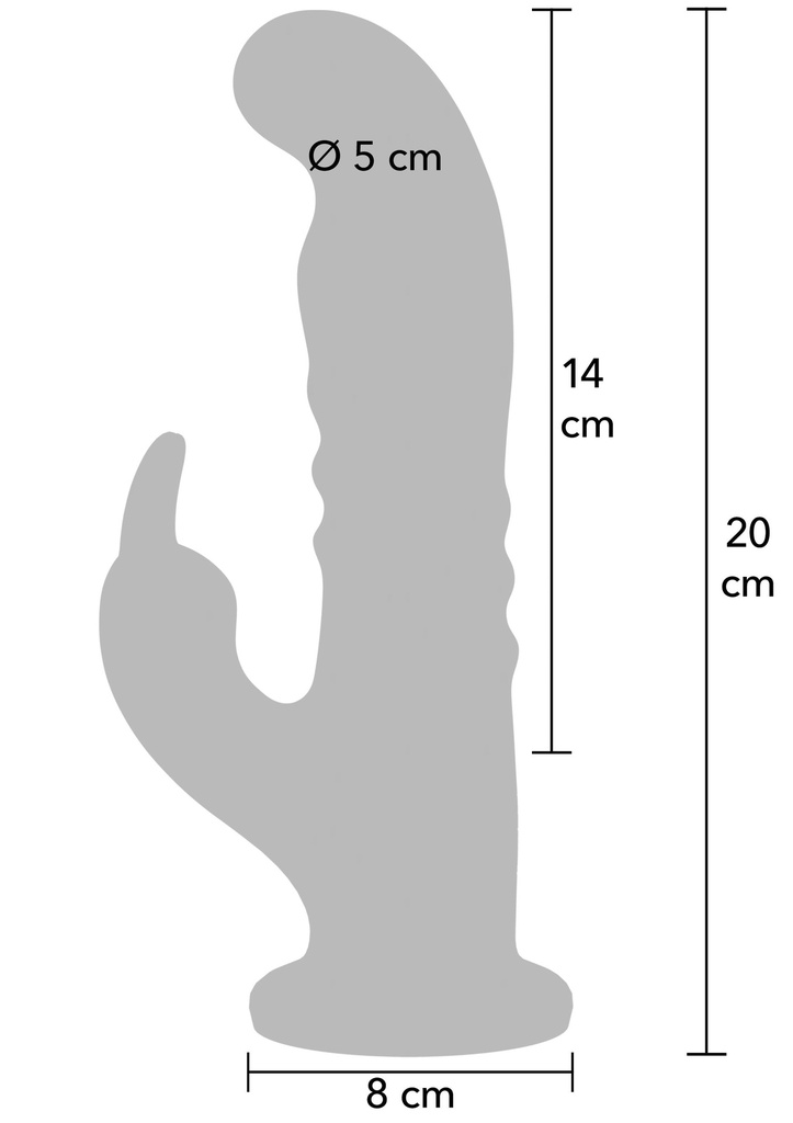 Вибратор Rotating G-Spot Rabbit син