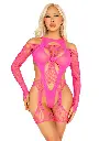 Боди Fishnet Garter Harness and Teddy