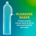 Презервативи One Pleasure Plus Оребрени
