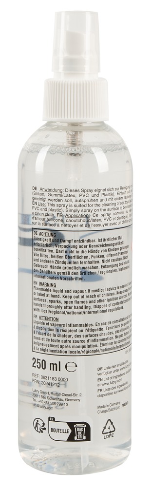 Спрей за почистване на играчки Just Glide 250ml