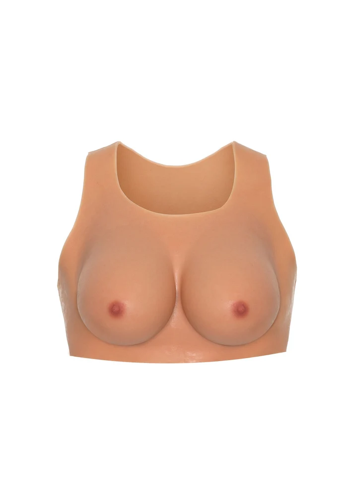 Силиконово бюстие с гърди D cup