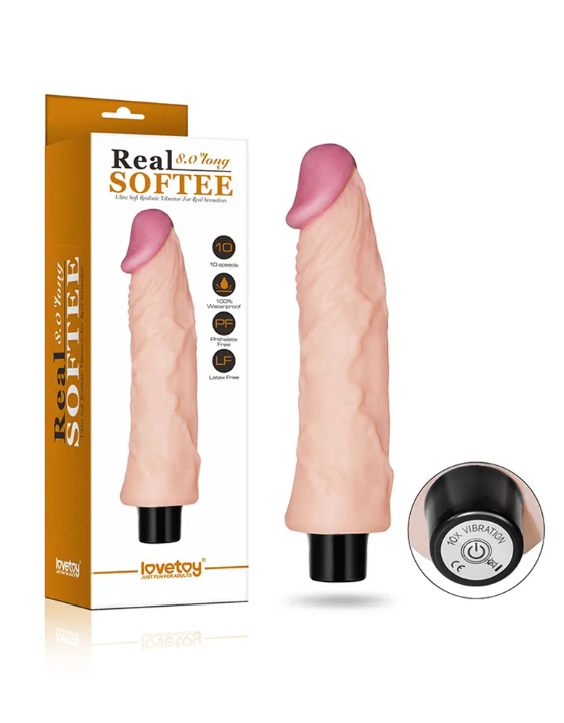 Realistic vibrator 8.3'' Real Softee