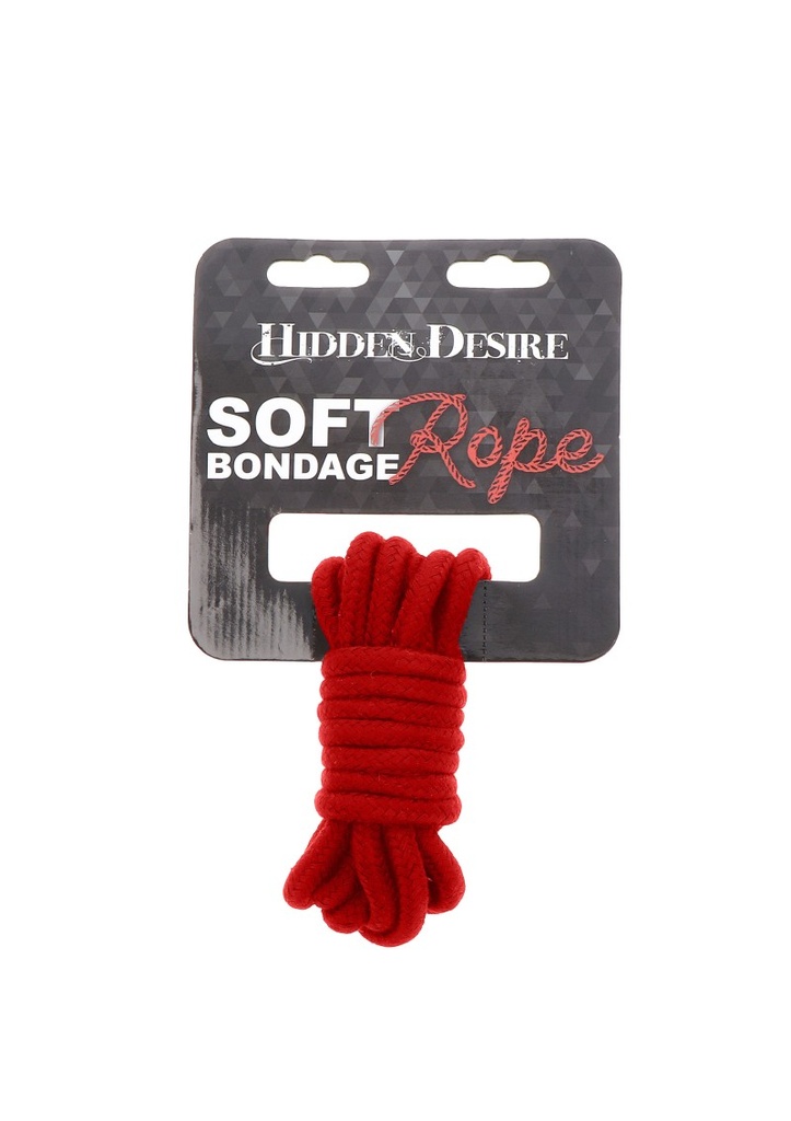 Bondage rope 3m - red