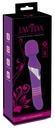 Vibrator with pearls and massager 2in1