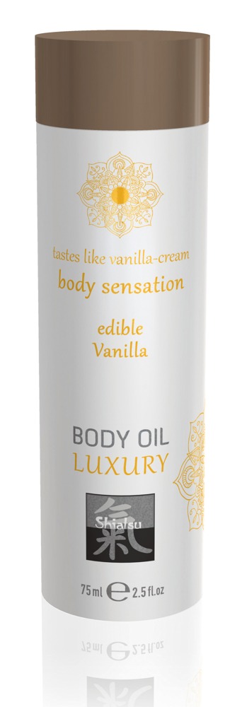 Edible massage oil Shiatsu Vanilla