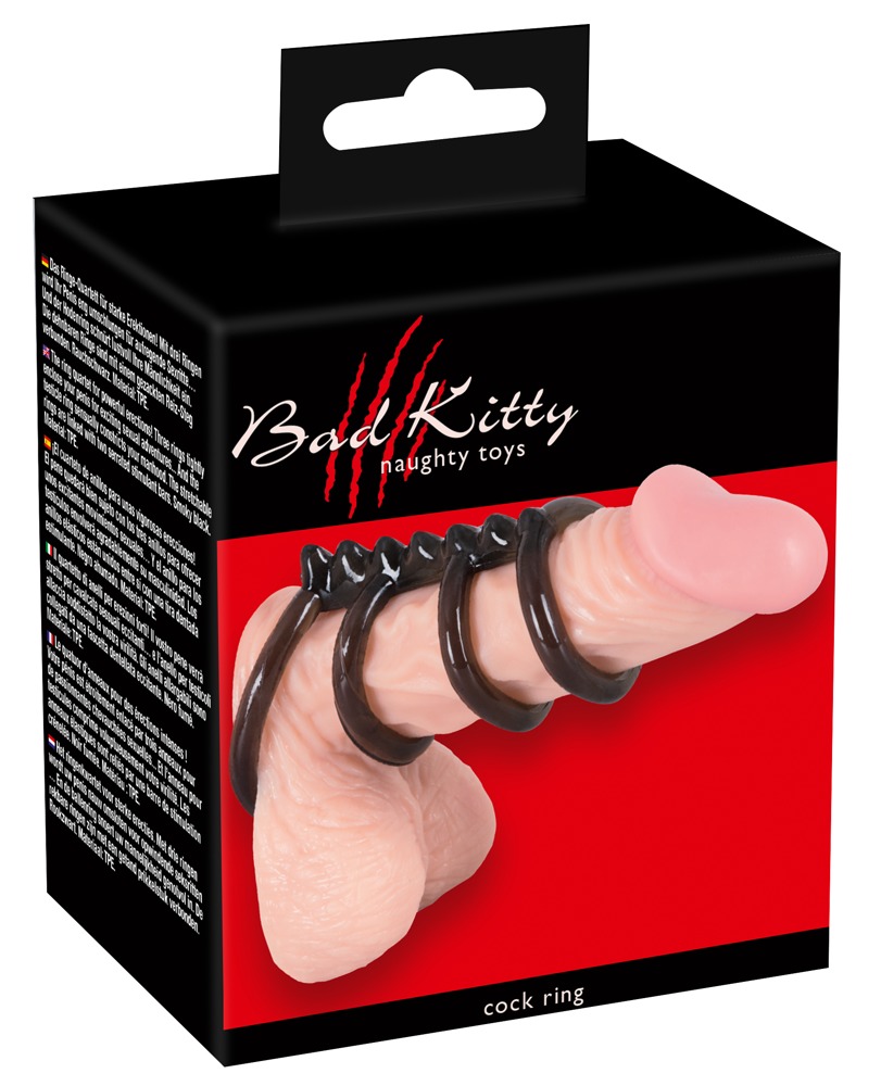 Quadruple penis ring Bad Kitty