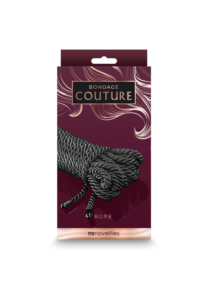 Luxury bondage rope 7.5m (black)