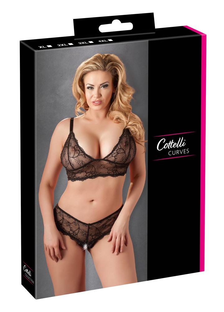 Set 2 pieces 3XL black