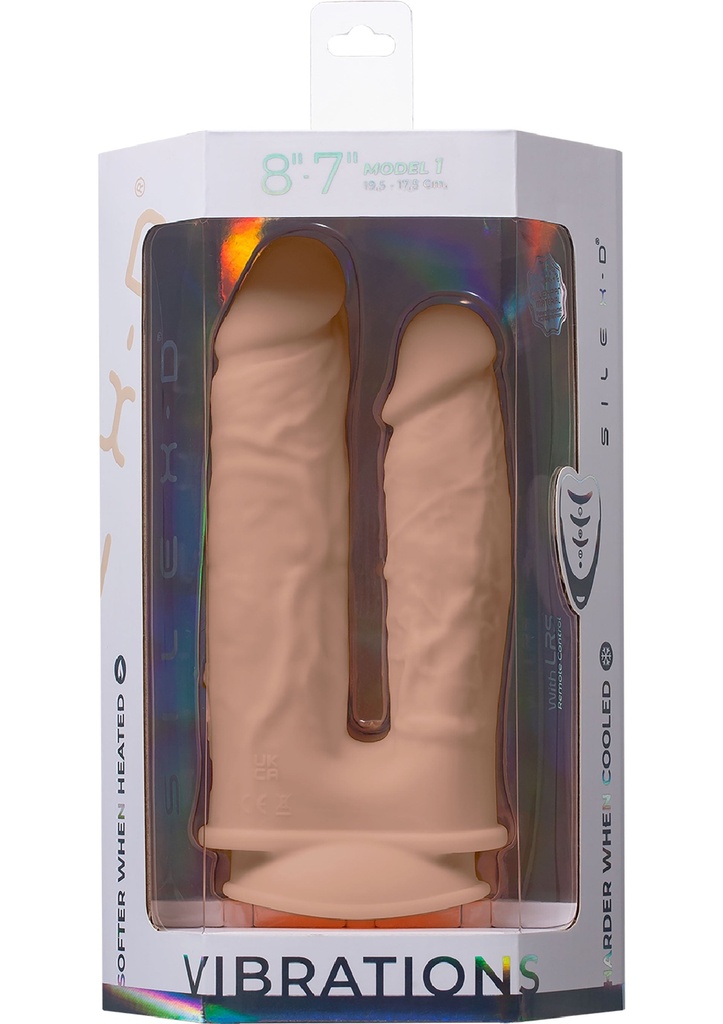 Double vibrator with remote control - Double penetration 7/8"