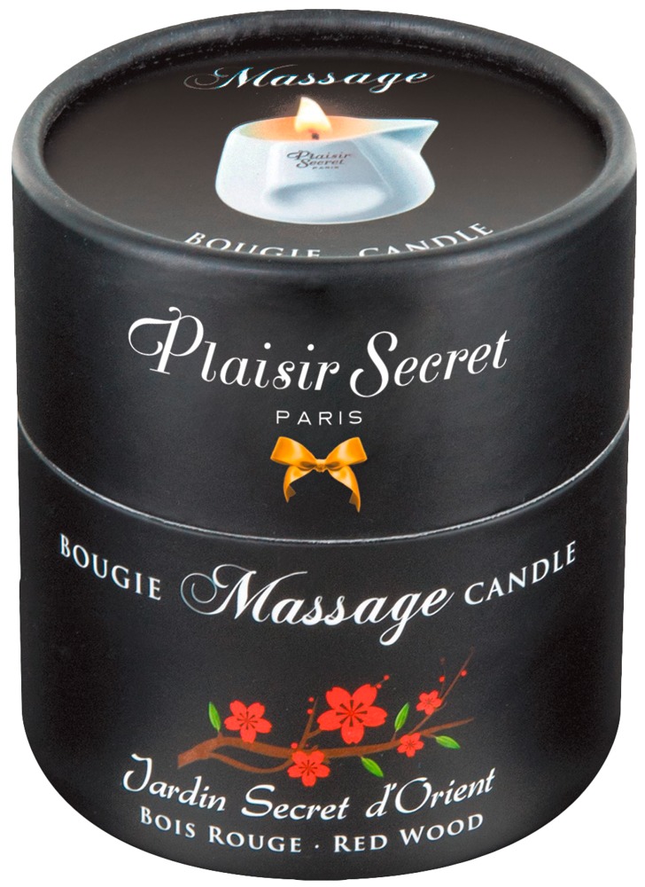 Massage candle Plaisir Secret Red wood