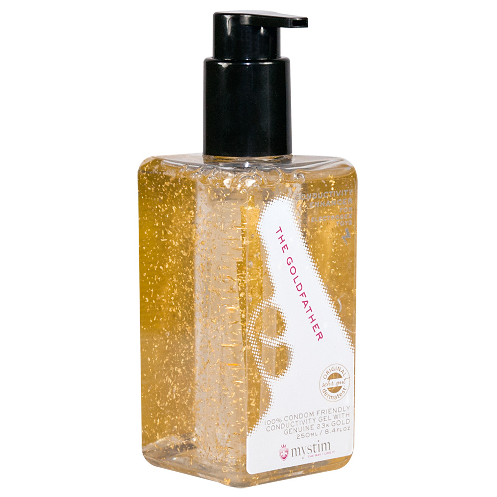 Electro-lubricant with golden particles