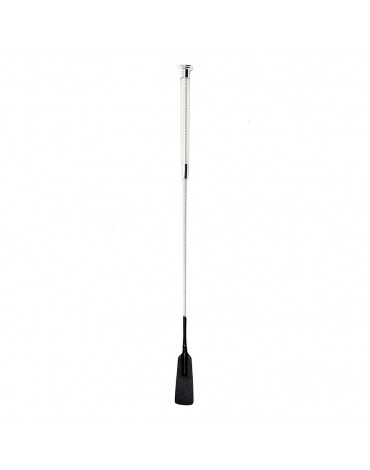 КАМШИК СЪС СРЕБРИСТА ДРЪЖКА