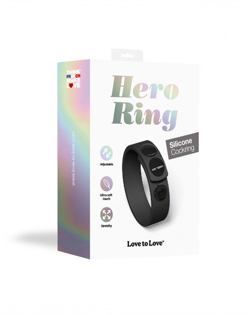 HERO RING - РЕГУЛИРУЕМ ПЕНИС РИНГ - ЧЕРЕН