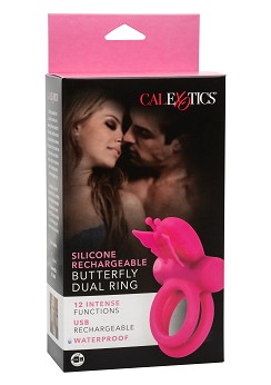Вибриращ пенис ринг Butterfly Dual