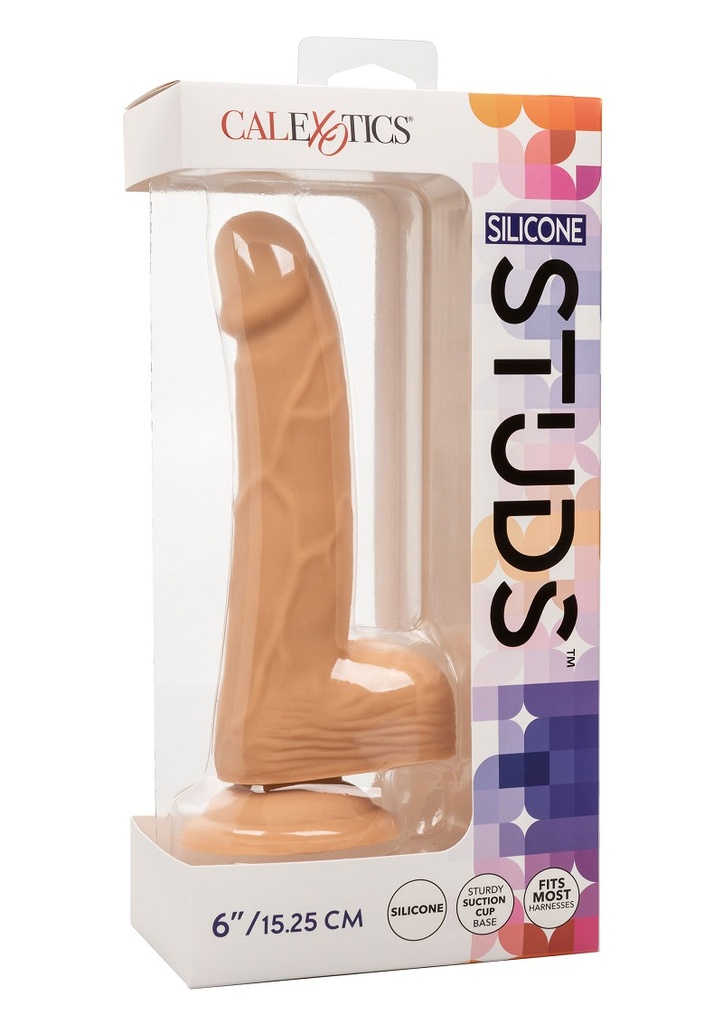 Realistic dildo Silicone Studs 6''