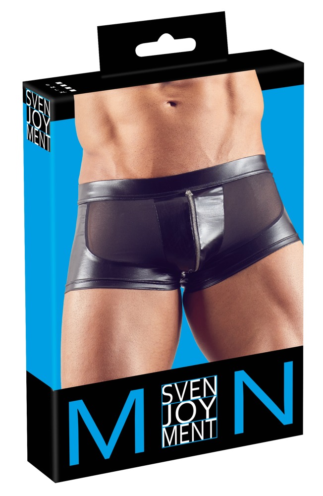 Men's boxer shorts with zip NEK - L