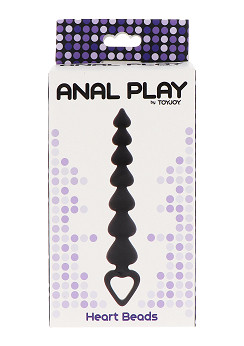 Anal beads Hearts