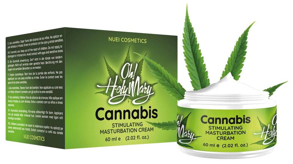 Stimulating cream for masturbation with cannabis Oh! Holy Mary