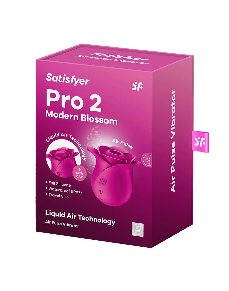 Въздушен клиторен стимулатор Satisfyer - Pro 2 Modern Blossom - розов