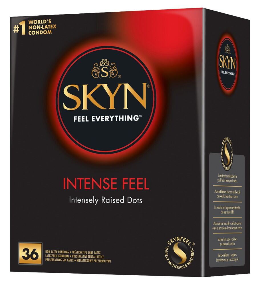 Skyn Intense - Ribbed condoms. Non-latex