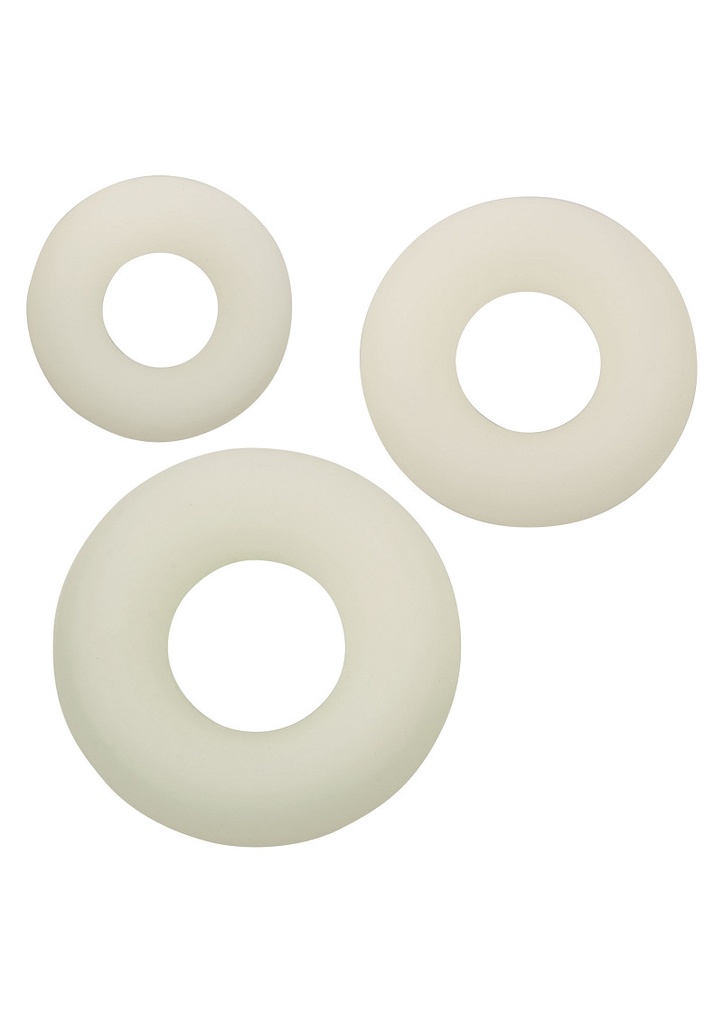 Penis ring L (1 pc.) glow in the dark silicone