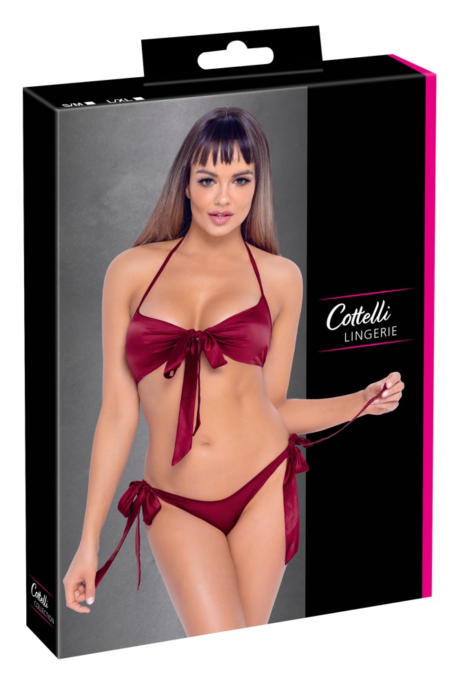 Bordeaux two-piece set Cottelli LINGERIE