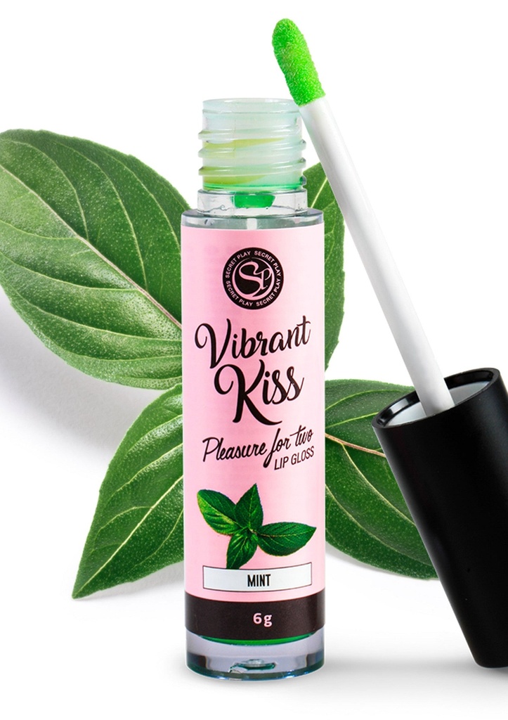 Vibrating lip gloss Vibrant Kiss - Mint