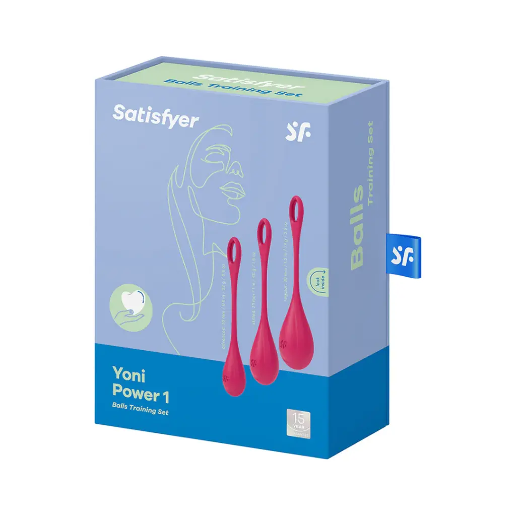 Yoni Power 1 - Kegel Ball Set - Red Satisfyer