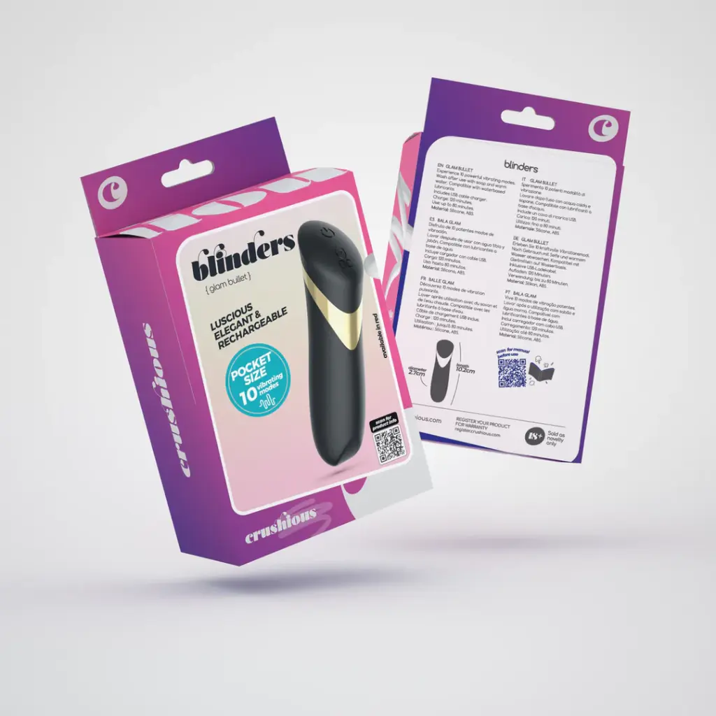 Blinders - Rechargeable Vibrating Bullet - Black