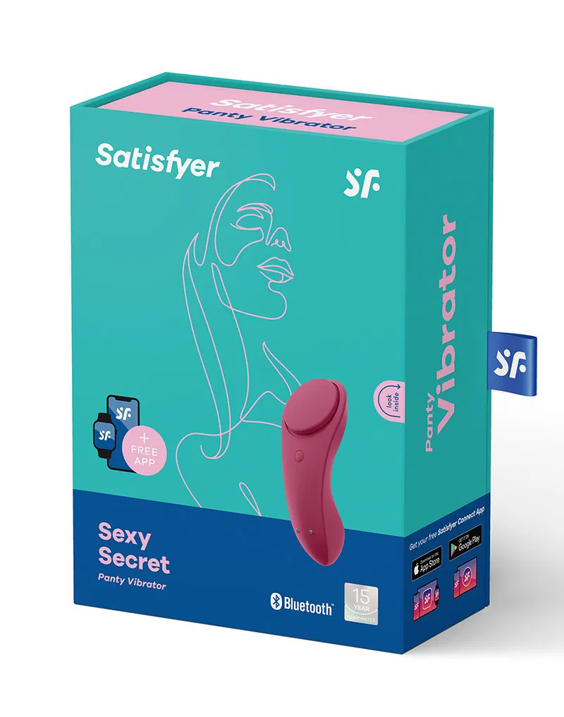 Вибратор за бельо с магнит Sexy Secret, Bluetooth и приложение Satisfyer