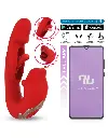 IY - Mouty - Biting & Flipping Rabbit Vibrator with App - Red